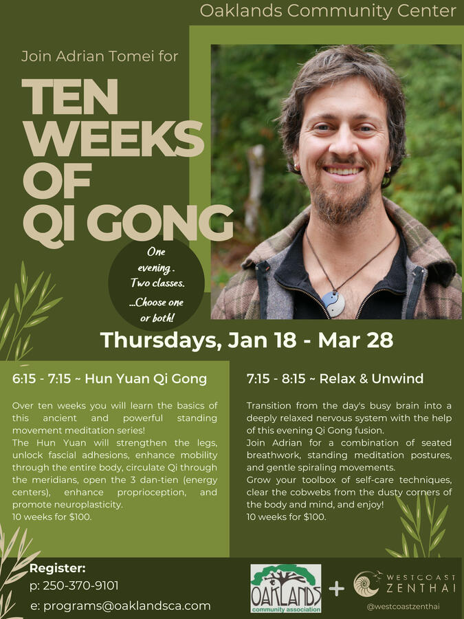 Jan 2024 Qi Gong Poster